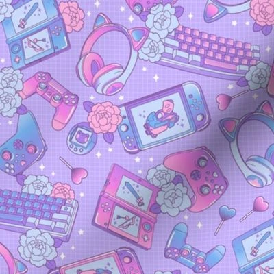 Gamer Aesthetics Fabric | Spoonflower