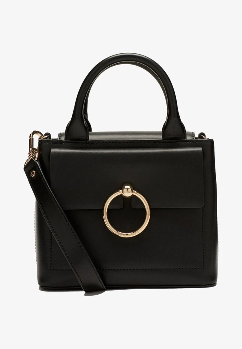 SAC ANOUCK CUIR - Sac à main - noir