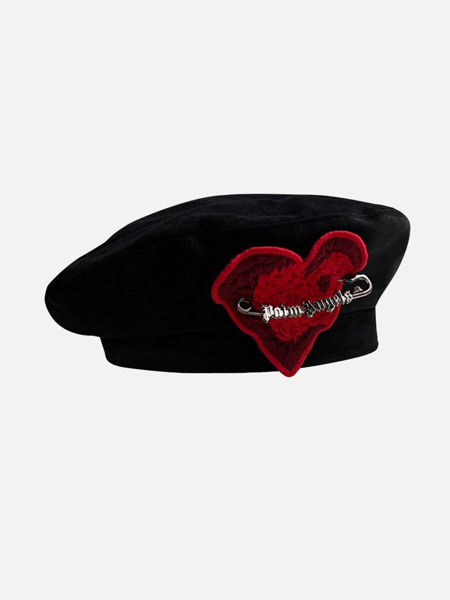 NEV Heart Pin Beret