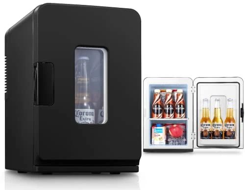 FOHERE Mini Frigo de Chambre 15L/21 Canettes