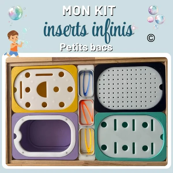 Insert Trofast petit bac x4 - mes inserts infinis économique