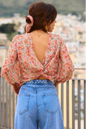 BLOUSE BÉNÉDICTE IMPRIMÉ JAVOTINE