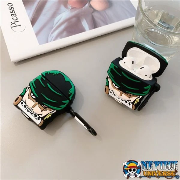 Zoro Airpod Case Silicone For Airpods 1 2 - Official One Piece Merch Collection 2024 - One Piece Universe Store