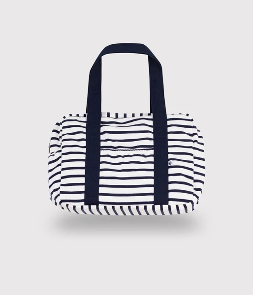 Sac de maternité bébé en coton à rayures