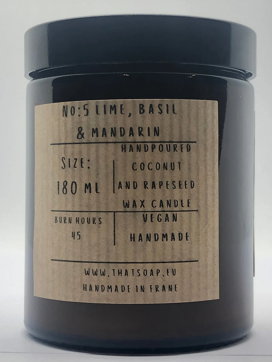 No:0005 Lime, Basil & Mandarin