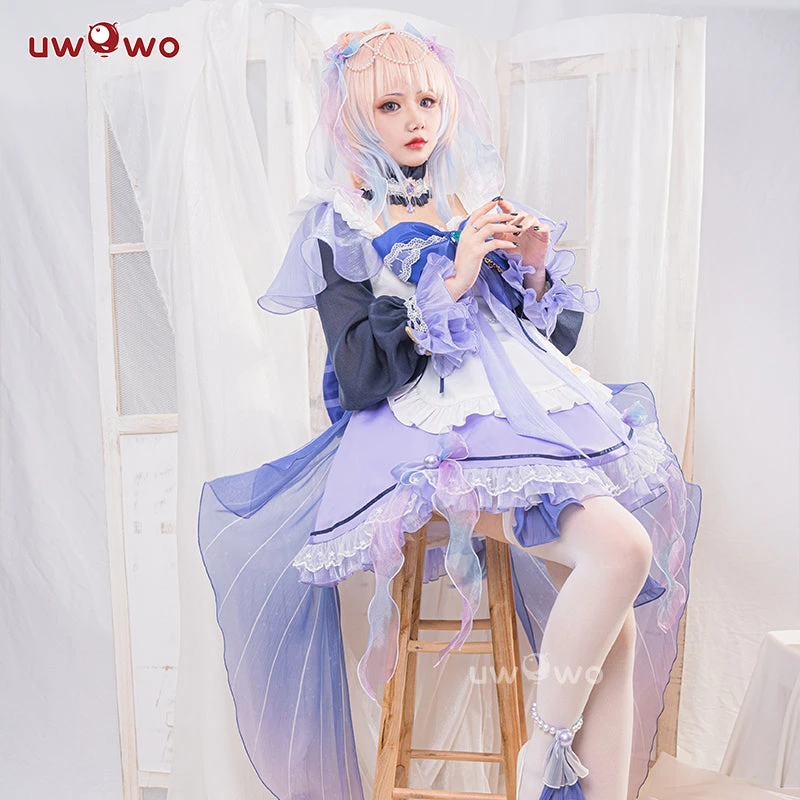 Genshin Impact Fanart Kokomi Maid Costume