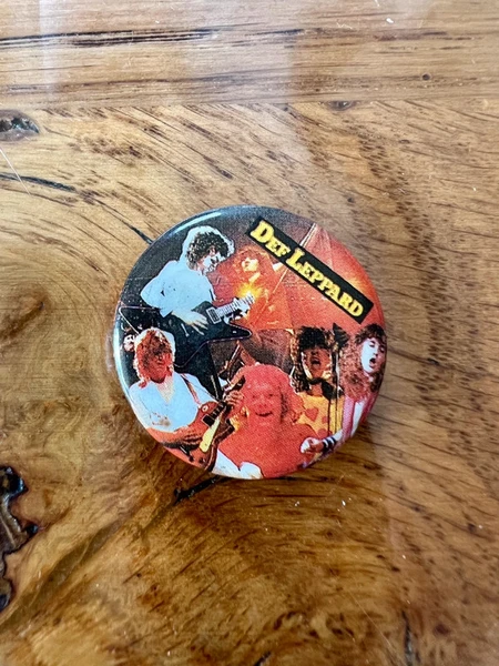 Badge Vintage Hard rock Def Leppard