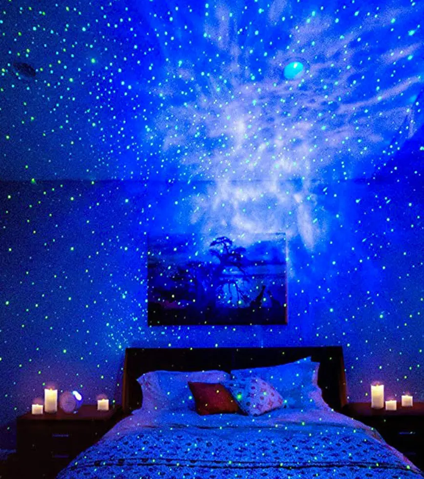 Projecteur LED ciel étoilé