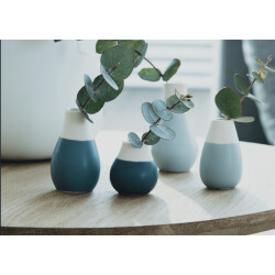 Lot de 4 mini vases en porcelaine Räder