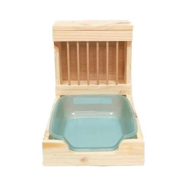 Litiere-râtelier small pastel pour lapin
