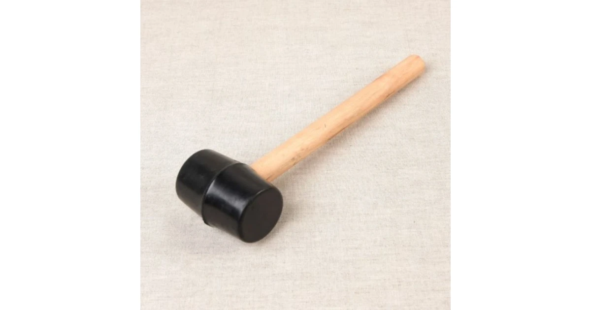 Maillet en bois et silicone