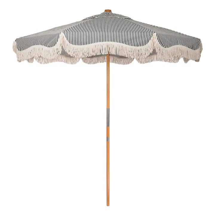Parasol frangé Market | Bleu marine