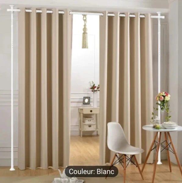 Tringle à rideaux sans perçage