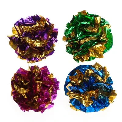 Balles en papier d'argent pour chat ► Acheter pas che ✔