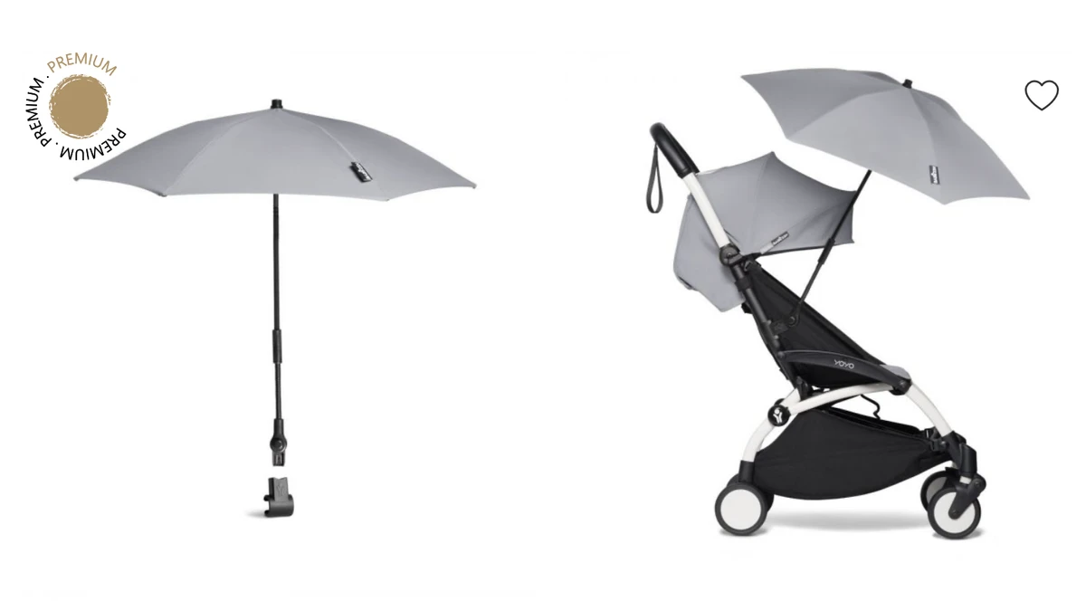 Ombrelle pour notre poussette Yoyo - BabyZen (avec adaptateur)