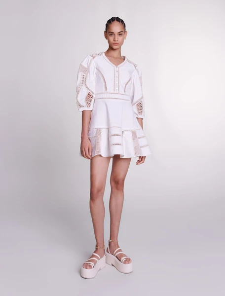 Robe courte volumineuse