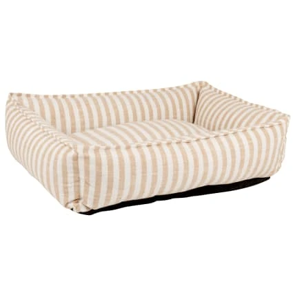 Panier pour animaux motif à rayures beiges et marron Bill | Maisons du Monde