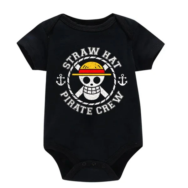 Straw Hat Pirate Crew Logo Baby Grow Bodysuit | One Piece Universe Store