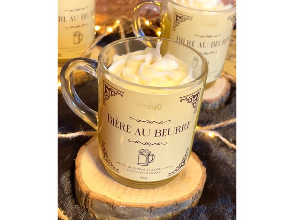 Bougie bière au beurre - Les soeurs Granger
