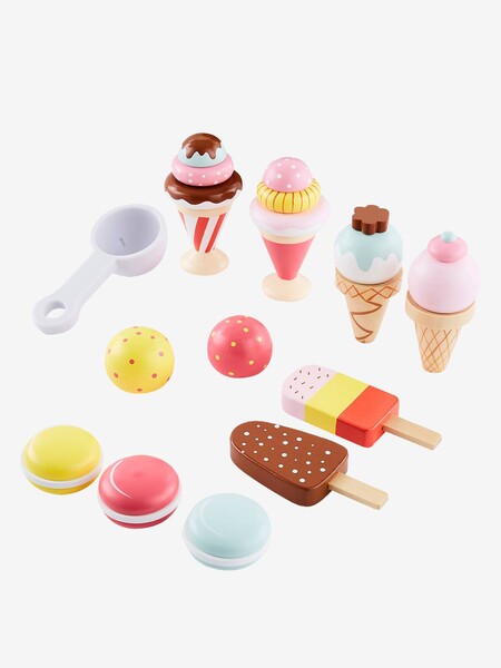 Set de glacier en bois multicolore - Vertbaudet