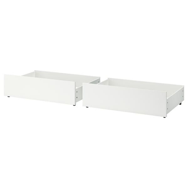 MALM Rangement pr lit haut, blanc, 200 cm - IKEA
