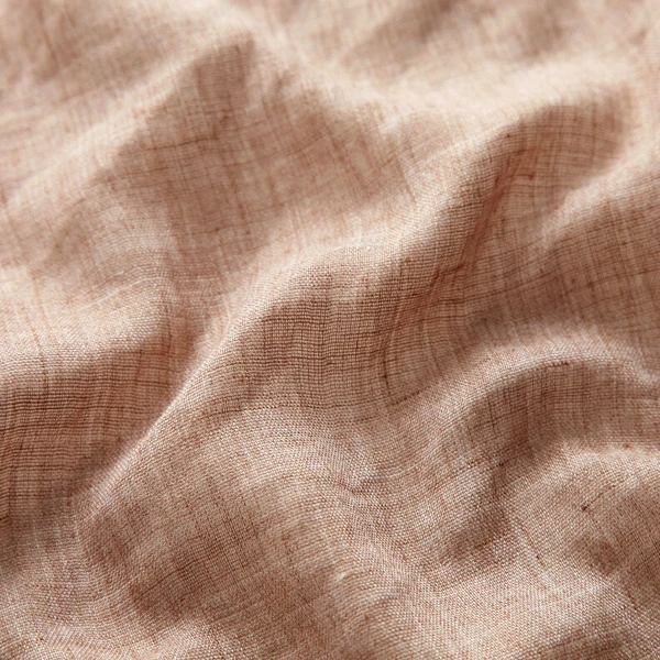 Voile mélangé froissé – cannelle - Idéal pour Chemisiers