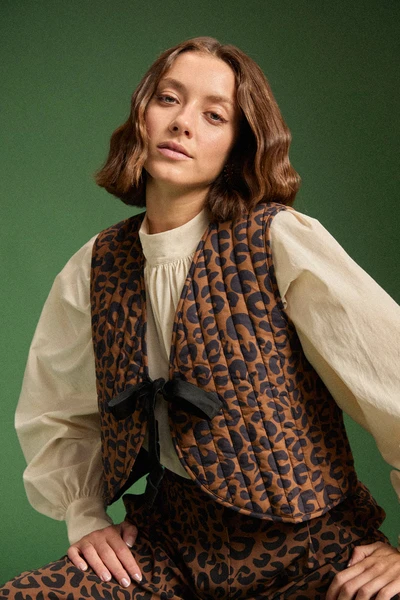 GILET RAVEL LEOPARD