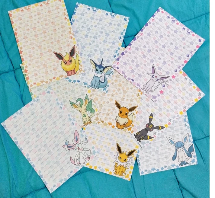 Papier à lettre Evoli