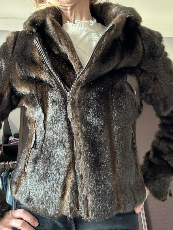 Perfecto fausse fourrure indies