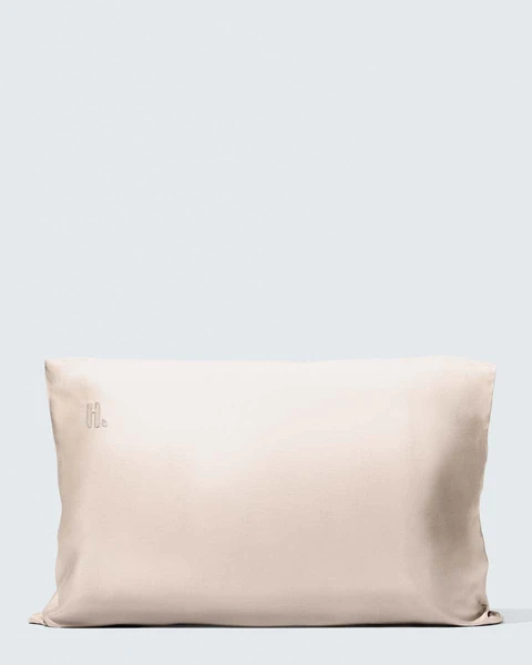 Silky Bamboo Pillowcase, Champagne