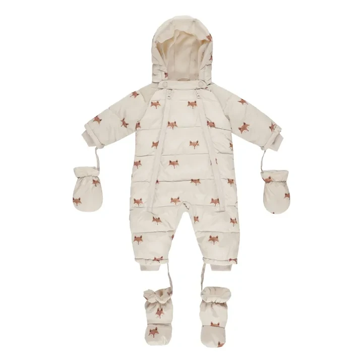 Pilote Imperméable Renards | Ecru