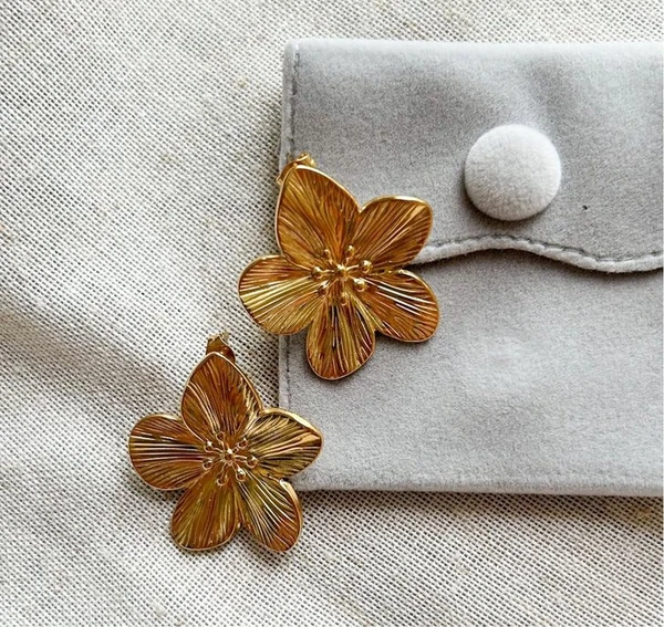 Boucles d'Oreilles Venus - Doré