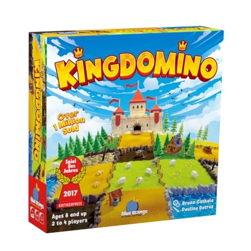 Blue Orange - Kingdomino - Jeu de société et de réflexion -Élu Meilleur Jeu de l'Année - Jeu de Domino - Jeu de tuile - Auteur Français - à partir de 8 Ans