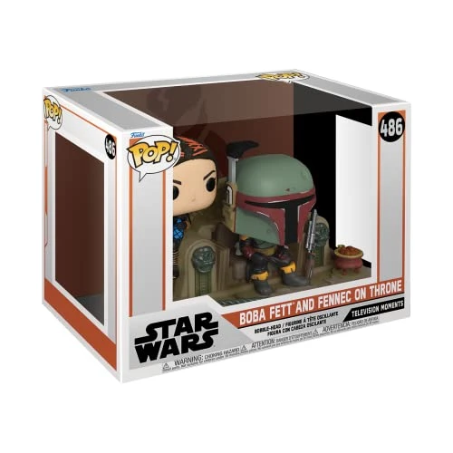Funko Pop! Moment: Star Wars: The Mandalorian - Boba Fett &amp; Fennec Shand - Figurine en Vinyle à Collectionner - Idée de Cadeau - Produits Officiels - Jouets pour Les Enfants et Adultes - TV Fans