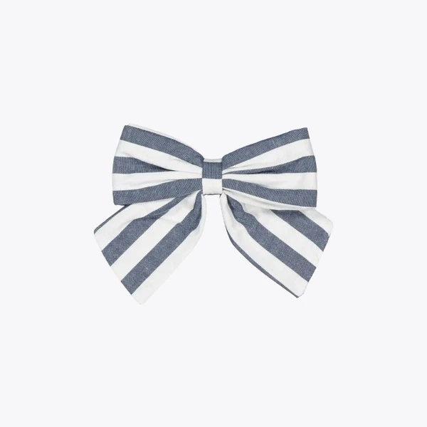 Barrette Halles - Rayé Bleu Foncé - TU