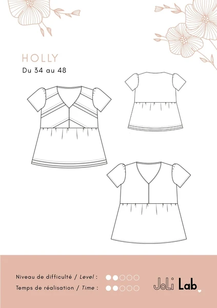 Blouse Holly - Patron Couture PDF
