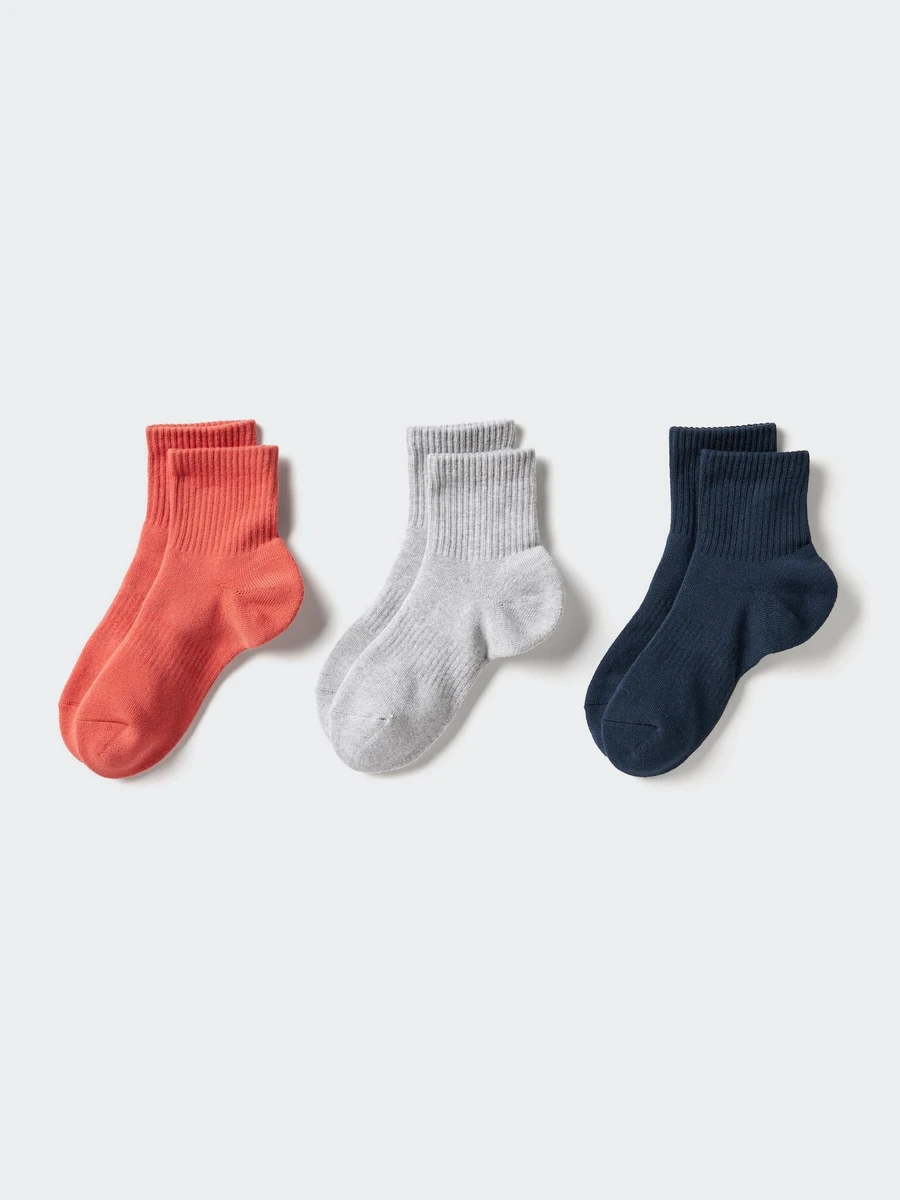 Chaussettes (Côtelées, Lot de 3)