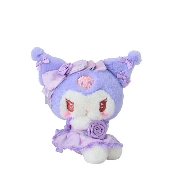 Kuromi Plush Mascot Keychain (Dolly Rose Design Series)