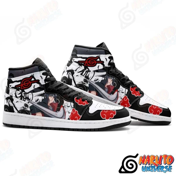 Akatsuki Itachi Uchiha Custom Shoes 2022 | Naruto Universe
