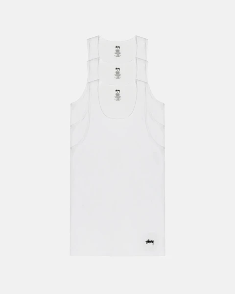 STÜSSY TANK UNDERSHIRTS 3 PACK