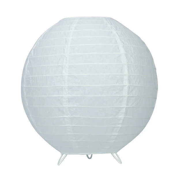 Lampe à poser papier Taynae E27 IP20 blanc
