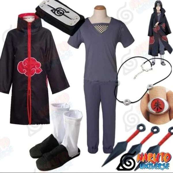 Uchiha Itachi Costumes Cosplay (Itachi Cloak) #1 - Naruto Universe Official