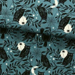 Tissu coton Dashwood - Spellbound - Hiboux | Rascol