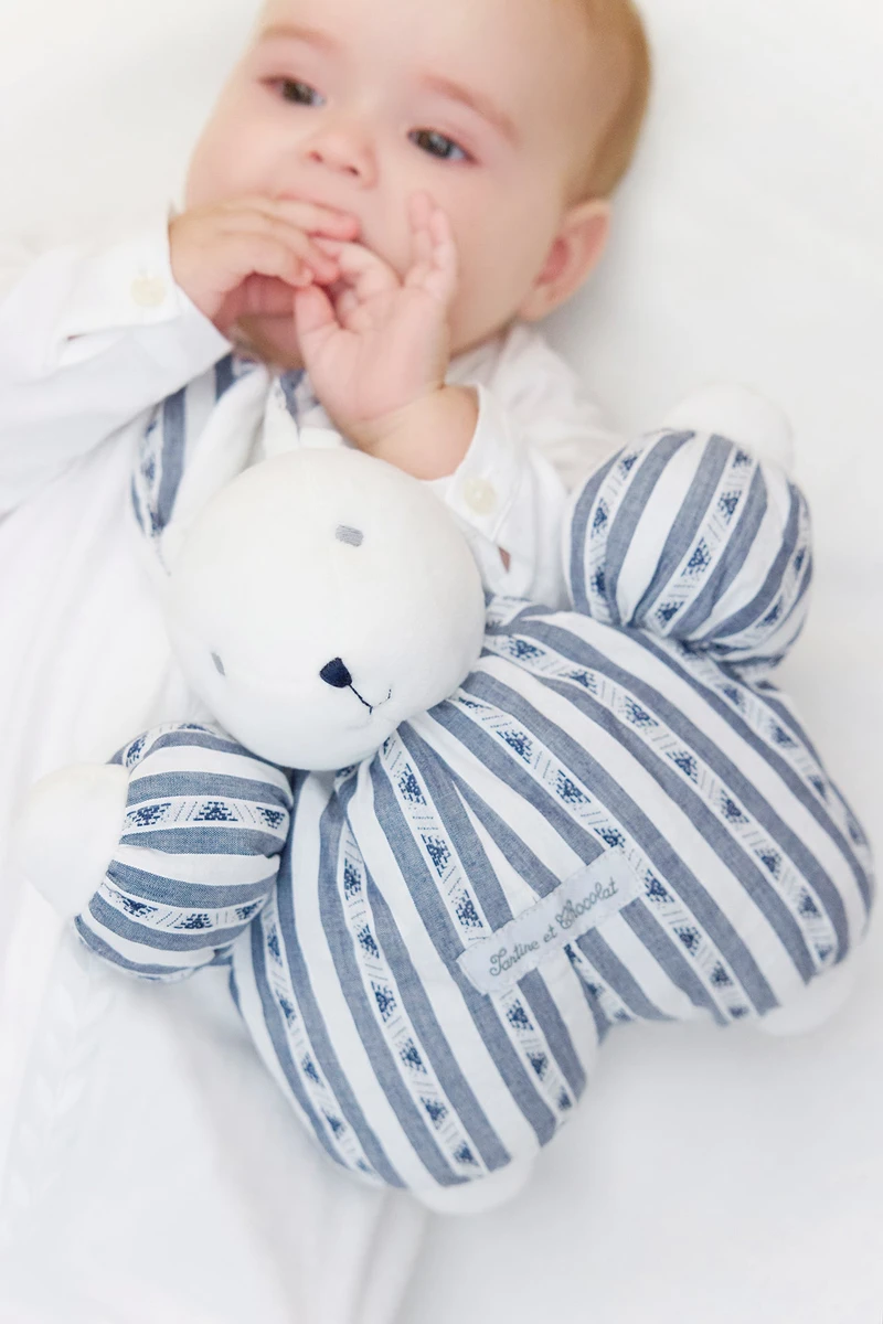 Augustin the Rabbit 1977 - Blue Navy Very soft unisex | Tartine et Chocolat