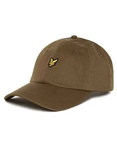 Lyle &amp; Scott Hommes Cotton Classic Eagle Une Taille Baseball - Olive