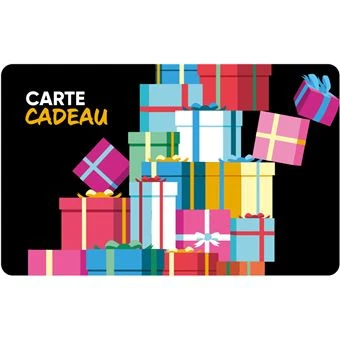 E-carte cadeau Fnac Darty Noire 50E