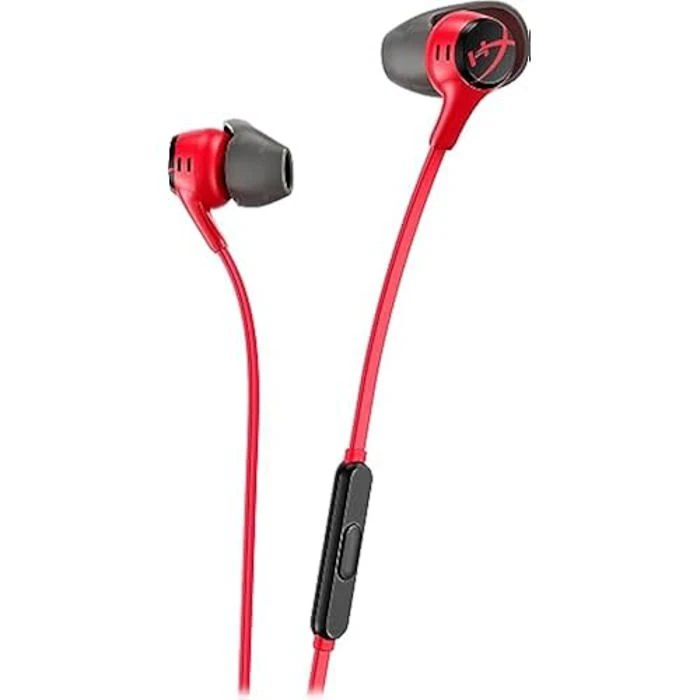 Écouteurs Gaming - HYPERX - Cloud Earbuds II - Son Immersif - Micro Intégré - Étui de Transport