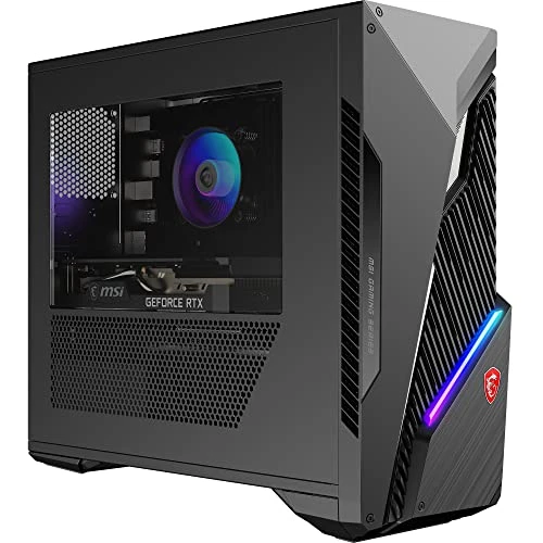 MSI MAG Infinite S3 13NUB7-1800FR PC Gaming - Processeur Intel Core i7-13700F, RTX 4060 Ti, 32 Go DDR5, 1 to SSD NVMe PCIe 3.0 - Alimentation 80 Plus Bronze, Wi-FI 6E - Windows 11 Famille