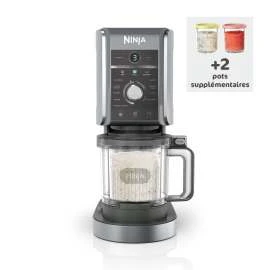 Ninja CREAMi Deluxe 10-en-1 Machine à glace et boissons glacées (Lot de 5 pots)