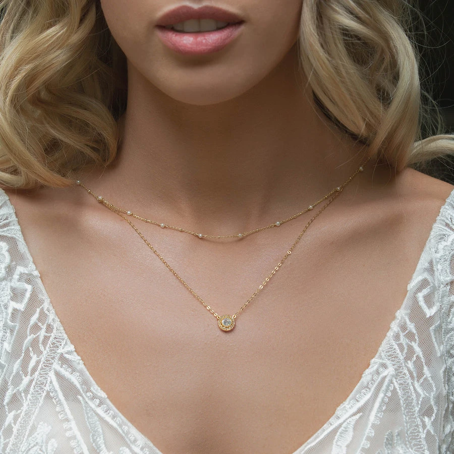 Pearl Y Lariat Back Necklace